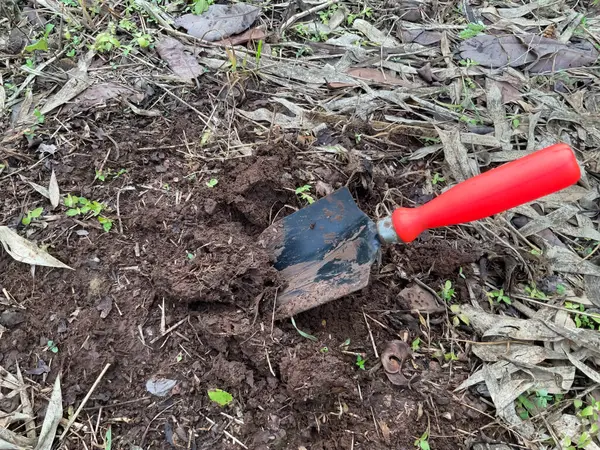 Mini kürek, tarım çiftliği ve bahçe işlerinde kullanmak üzere Toprak Bahçesi Aletini kazmak için kullanılıyor.