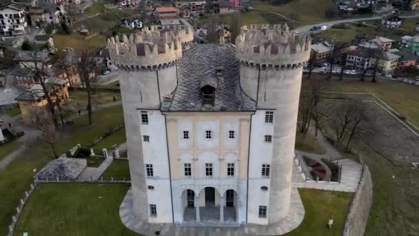 Castelo Aymavilles Aosta Valley — Vídeo de Stock