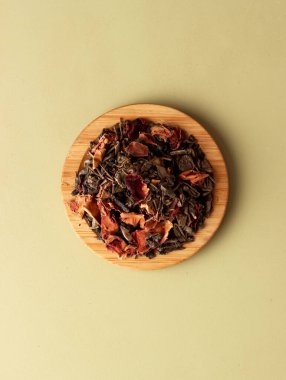 Gül yeşili çay geleneksel antioksidan yapraklar bitki Çin kahvesi aromalı malzeme rahatlama sanatı