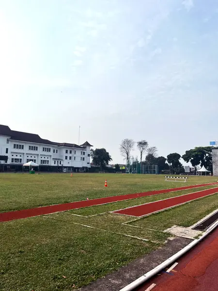 Olimpiyat müsabakaları müsabakaları birincisi hızlı koşucular hipodrom stadyumunda koşuyor