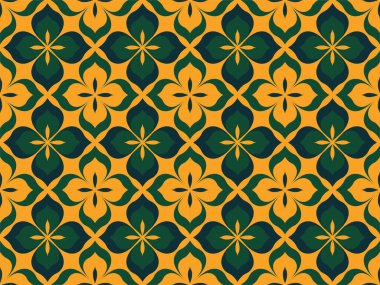 Endonezya kültürü geleneksel batik dikişsiz etnik model kumaş moda tekstil süslemesi