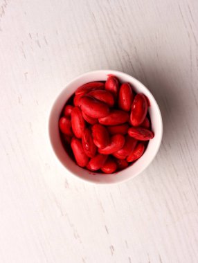 Kırmızı fasulye tohumu adzuki diyeti Japonya bitkisel asya sağlıklı protein geleneksel bitki bileşenleri çiğ tahıl