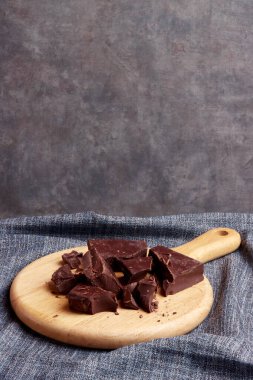 Kakao, çikolatalı, sütlü, tatlı, tatlı yiyecek, tatlı ürün tozu ev yapımı sanat.