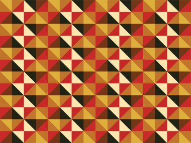 Geometrik mutlu noel şablonu dikişsiz arkaplan ögesi duvar kağıdı yeni yıl soyut simgesi düz