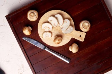 Yer mantarı vejetaryen bitki karışımı geleneksel Asya yemekleri fotoğrafçılık mutfağı boku.