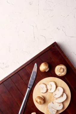 Yer mantarı vejetaryen bitki karışımı geleneksel Asya yemekleri fotoğrafçılık mutfağı boku.