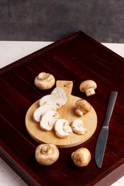 Yer mantarı vejetaryen bitki karışımı geleneksel Asya yemekleri fotoğrafçılık mutfağı boku.