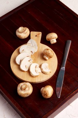 Yer mantarı vejetaryen bitki karışımı geleneksel Asya yemekleri fotoğrafçılık mutfağı boku.