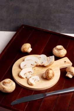 Yer mantarı vejetaryen bitki karışımı geleneksel Asya yemekleri fotoğrafçılık mutfağı boku.