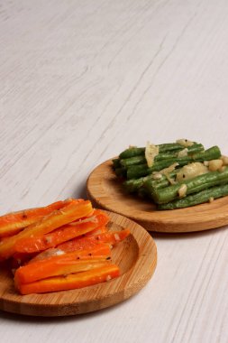 Havuç fasulyesi hasadı salatalık sebze salata sağlıklı organik vitamin tohumu taze malzeme