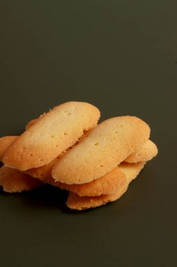 Kastengel bayramı ev yapımı kurabiyeler Endonezya usulü çerez malzemeleri, taze yiyecekler.