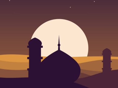 Kurban Bayramı arkaplan duvar kağıdı taşıyıcısı Arap dini bayramı soyut geleneksel