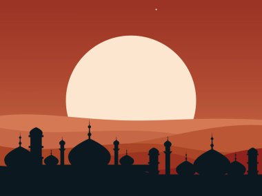 Kurban Bayramı arkaplan duvar kağıdı taşıyıcısı Arap dini bayramı soyut geleneksel