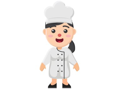 İşçi Bayramı karakter şefi Japon müdür tabak restoranı afişi üniforma pişirme hattı