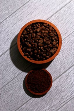 Kahve çekirdekleri espresso aroma kafein kafe kahve kapuçino içecek barista servis malzemesi latte