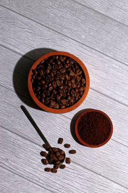 Kahve çekirdekleri espresso aroma kafein kafe kahve kapuçino içecek barista servis malzemesi latte