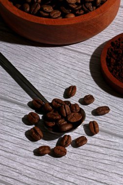 Kahve çekirdekleri espresso aroma kafein kafe kahve kapuçino içecek barista servis malzemesi latte