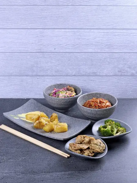 sağlıklı besin maddeleri organik arka plan vitamin ham market salatası geleneksel Asya menü sanatı