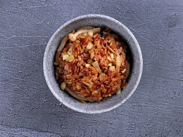 Asya usulü pirinç porselen mısır gevreği ev yapımı mutluluk mutfağı diyeti öğle yemeği doğal çiğ yemek