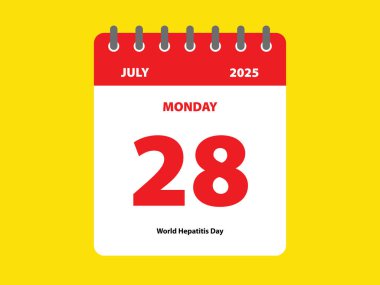 Hepatit Günü iş ikonu, sağlık, insan sağlığı, teşhis hastalıkları, küresel insanlar, karaciğer.