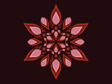 Mutlu diwali hindu geleneksel süs lambası festivali Hint element mandala Çin Buda etnik