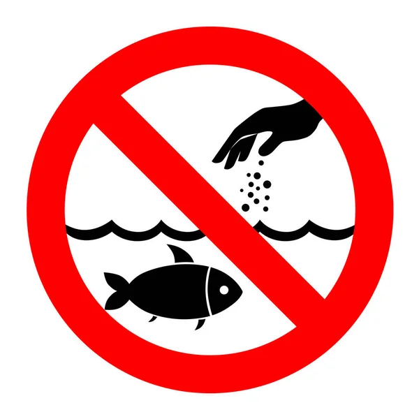 魚や野生動物に標識をつけないでください — ストックベクタ