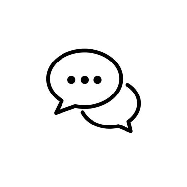 Yorum simgesi konuşma balonu konuşma simgesi ana hatları