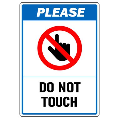 el ve metin ile imzaya dokunmayın