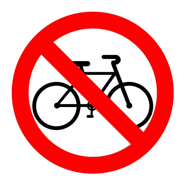 Hay Señal Estacionamiento Bicicletas Hay Señal Bicicleta — Archivo Imágenes Vectoriales