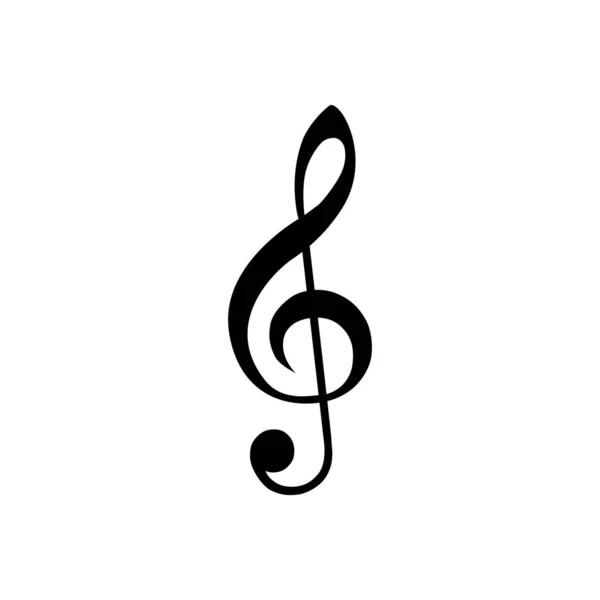 Touche Note Musique Mélodie — Image vectorielle