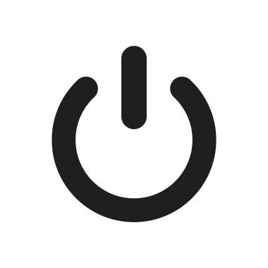 Simge siyah hatlarını kapatma simgesi gücü