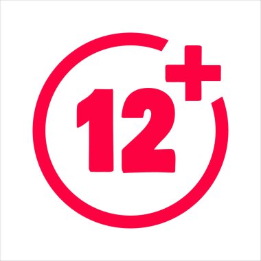 ürün yaş sınırı simgesi 12 yaşındaki çocuklar