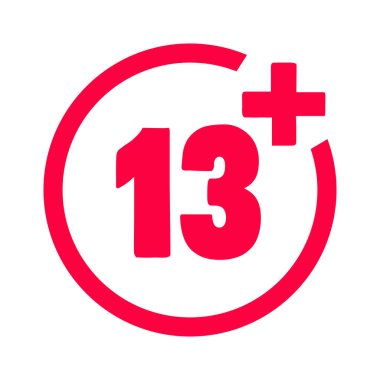 ürün yaşı sınırı simgesi 13 yaşındaki gençler