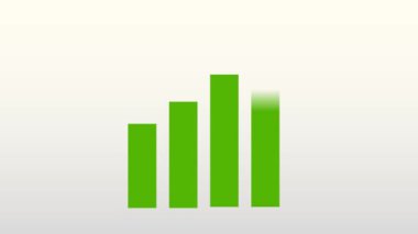 Ekonomi grafiğinde yükselen borsa oku grafik çubukları ikonu yükselen finansal yönetim kurulu dolar yükseldi