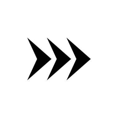 siyah ok simgesi transparant ters-gorund düz tasarım üç köşeli ok başı sağ yön sembolü