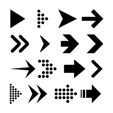 siyah ok simgesi sayfa transparan düz tasarım sağ yön ilerleme simgesi simgesi simgesi