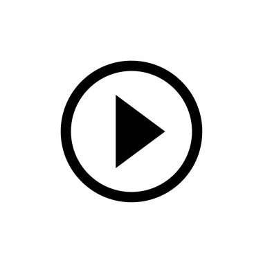 bir çember içinde siyah ok simgesi transparant ters gorund düz tasarım ok doğru yönde çalma sembolü