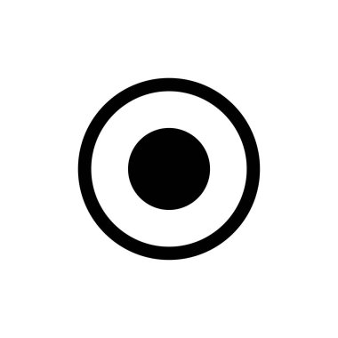 bir çember içinde siyah döngü simgesi transparant sırtı düz dizayn daire düğmesi kayıt sembolü