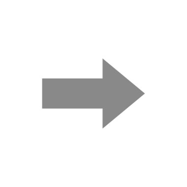 Sağ tarafı gösteren gri ok doğru yönü gösterir