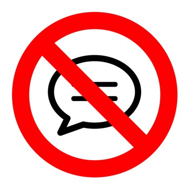 Sohbete izin yok. İmza yok. Resim konuşmak yok.