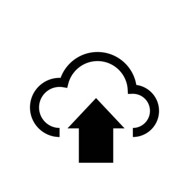 Bulut teknolojisi simgesi sunucu bilgisayarı sabit disk depolama veri yedekleme verisi yükle
