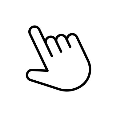 bilgisayar fare imleci el işaretçisine tıklayın