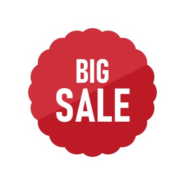 Büyük satış rozetleri indirimler en iyi anlaşma tanıtım satış pazarlama stratejisi kırmızı tasarım