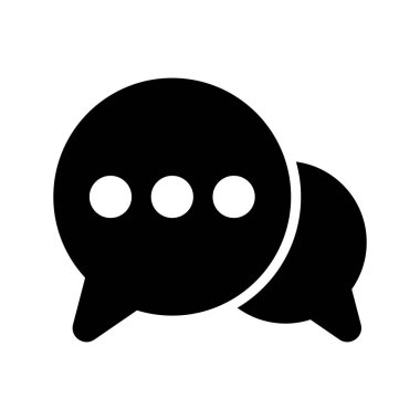 Sohbet mesajlaşması simgesi simgesi