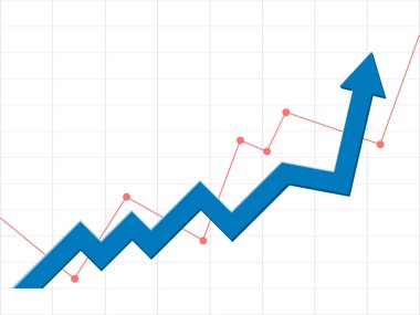 mavi ok grafiği yükseliyor ticaret karı büyüyor