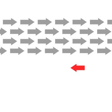 İş okları konseptin tam tersini seçer. Çoğu insandan farklı bir yol seçer.