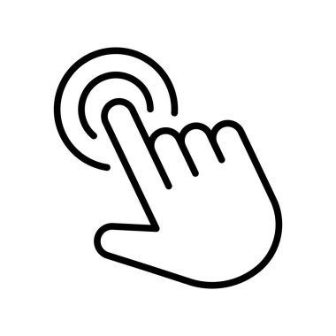 bilgisayar fare imleci el işaretçisine tıklayın, tıklayın, işaret edin veya havada asılı durun eylemini gösterin