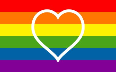 LGBT 6 renk gökkuşağı bayrağı