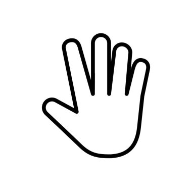 el aracı simge pan aracı, bilgisayar fare imleci Düz biçim çizgisi