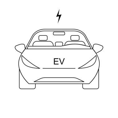 elektrikli araba EV ana hatları çizimi